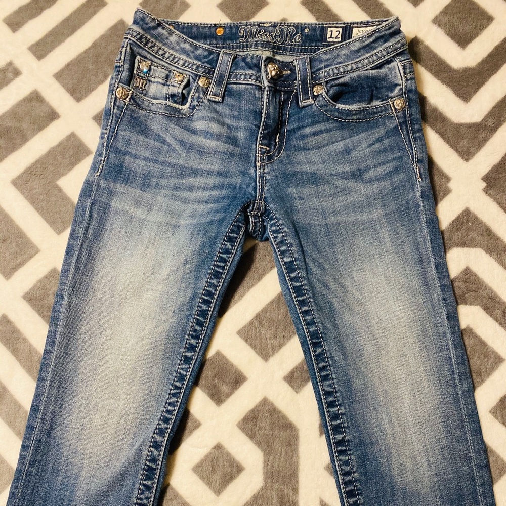 Girls Miss Me Capri Jeans